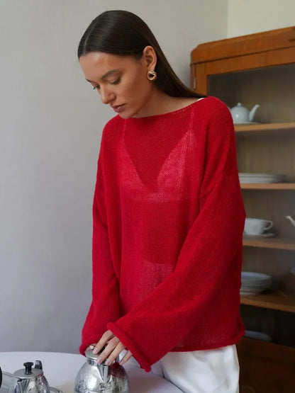 Anna-Berg | Relaxed Crewneck Sweater