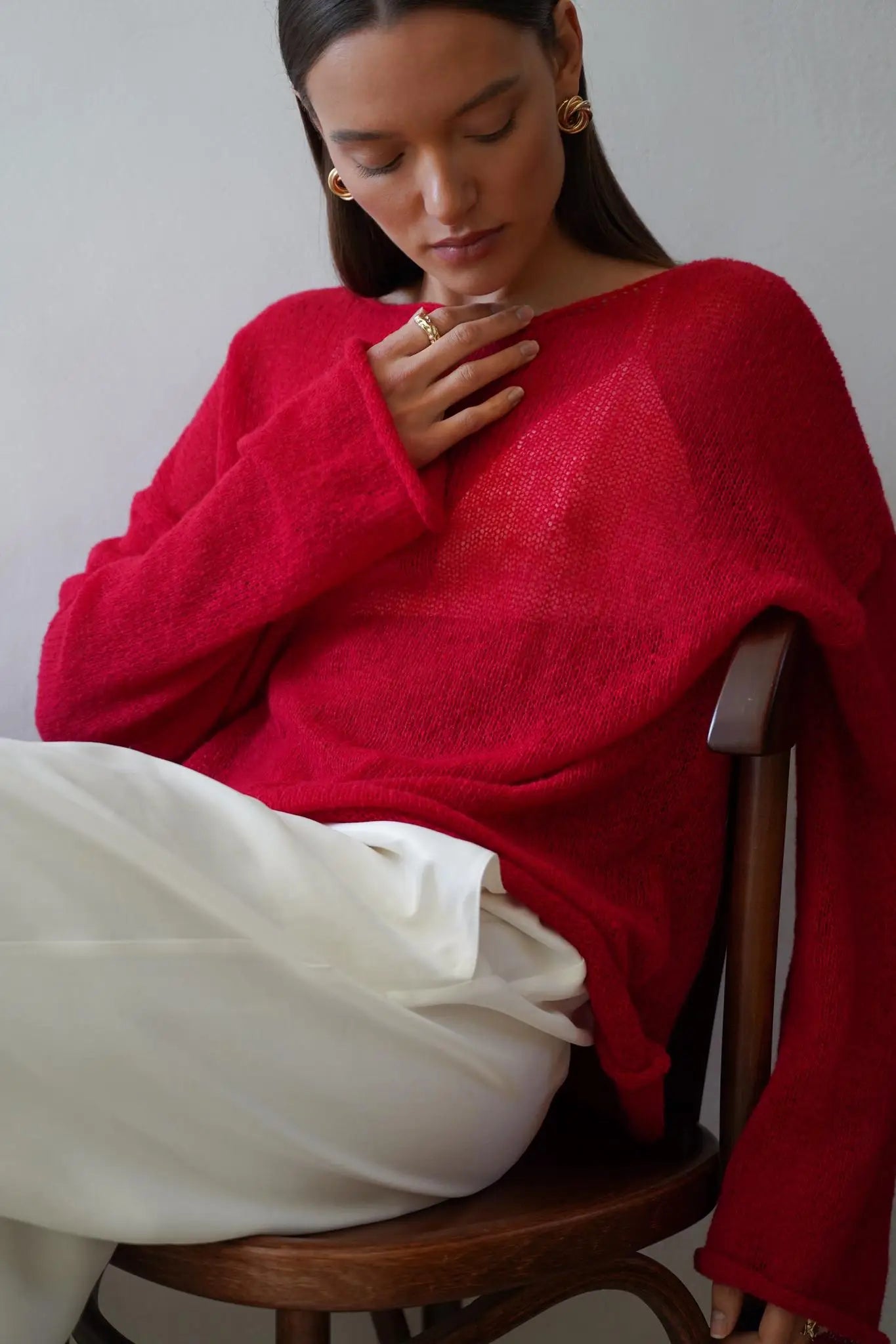 Anna-Berg | Relaxed Crewneck Sweater