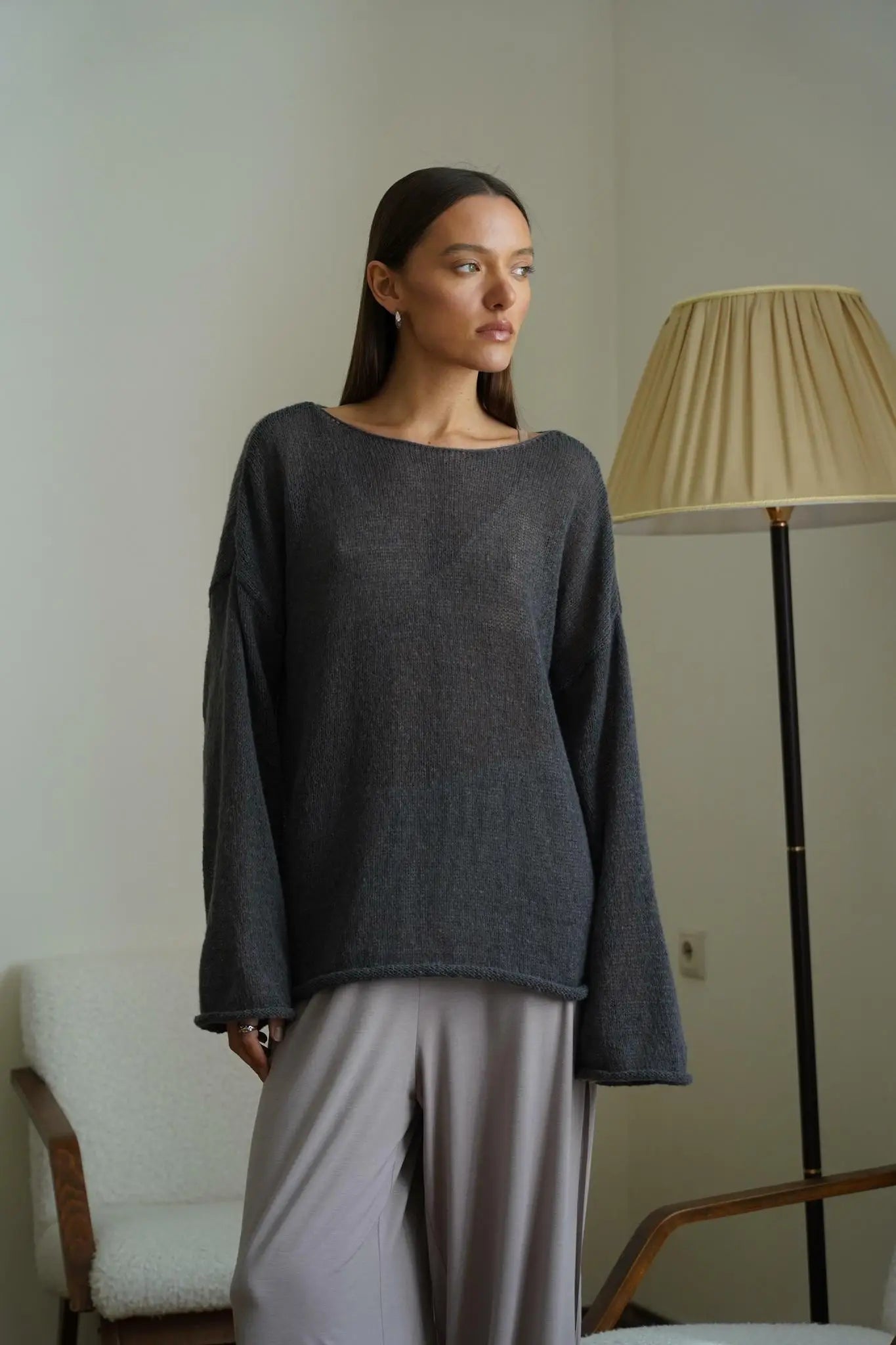 Anna-Berg | Relaxed Crewneck Sweater