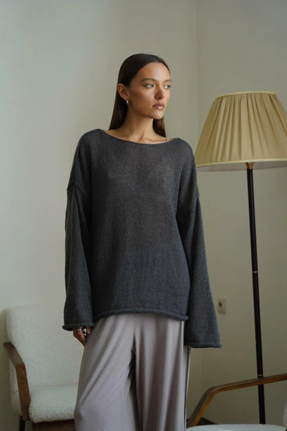 Anna-Berg | Relaxed Crewneck Sweater
