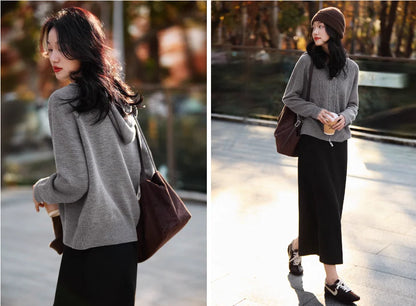 Cashmere Hooded Cardigan