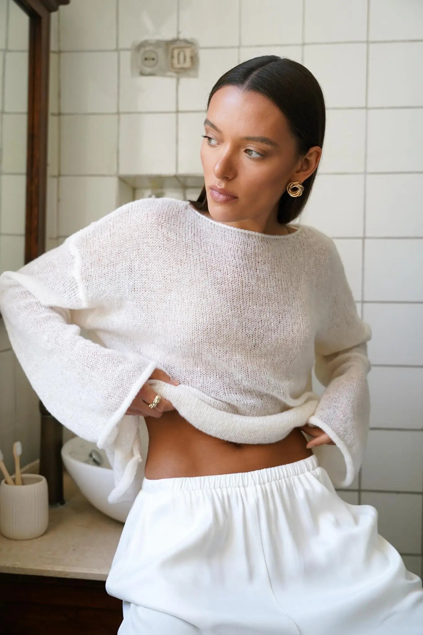 Anna-Berg | Relaxed Crewneck Sweater