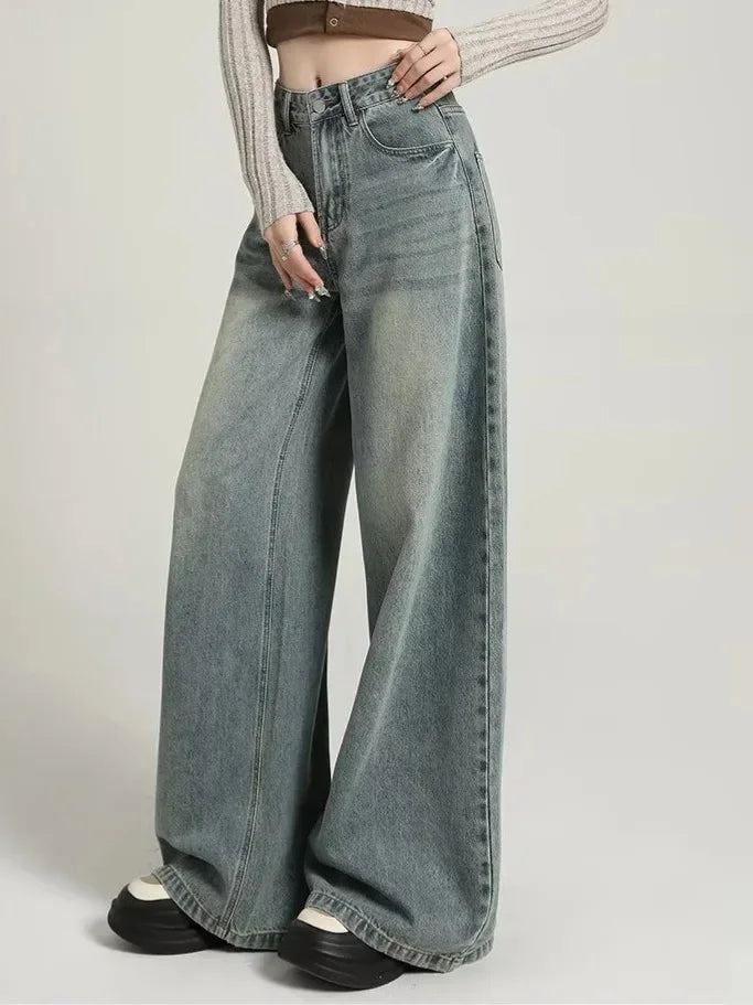 Women's Stylish Baggy Jeans | High Waist