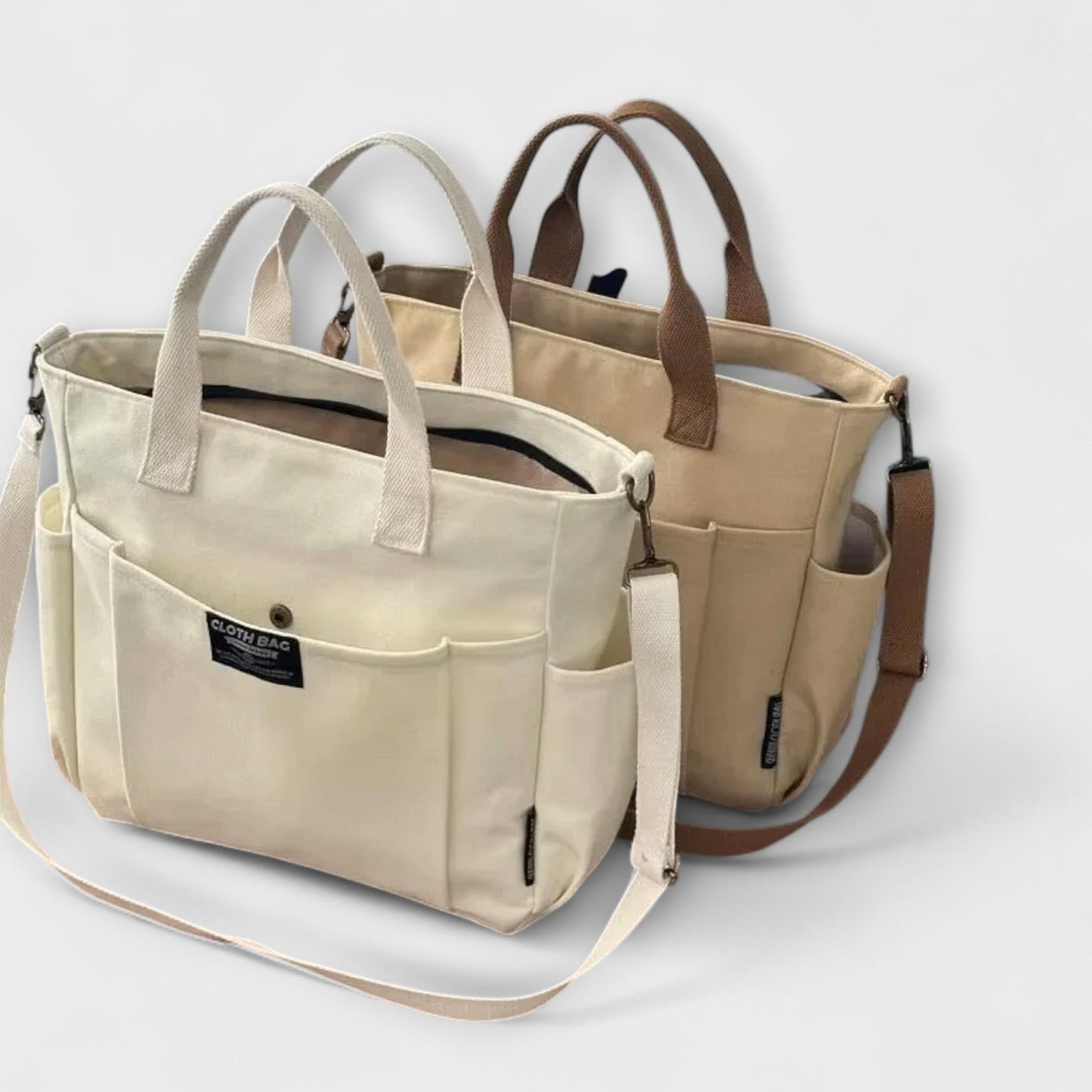 Pamela - Minimalistic Canvas Tote Bag