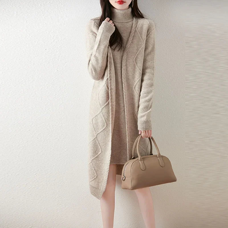 Cardigan, Cable-Knit