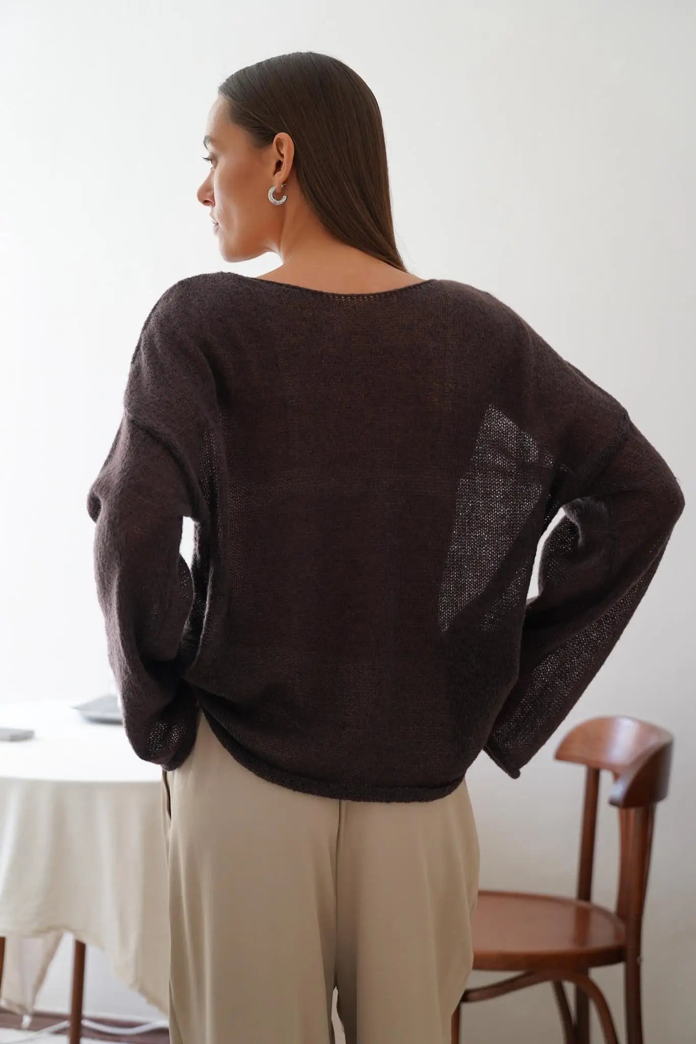 Anna-Berg | Relaxed Crewneck Sweater