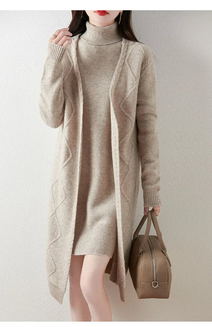 Cardigan, Cable-Knit