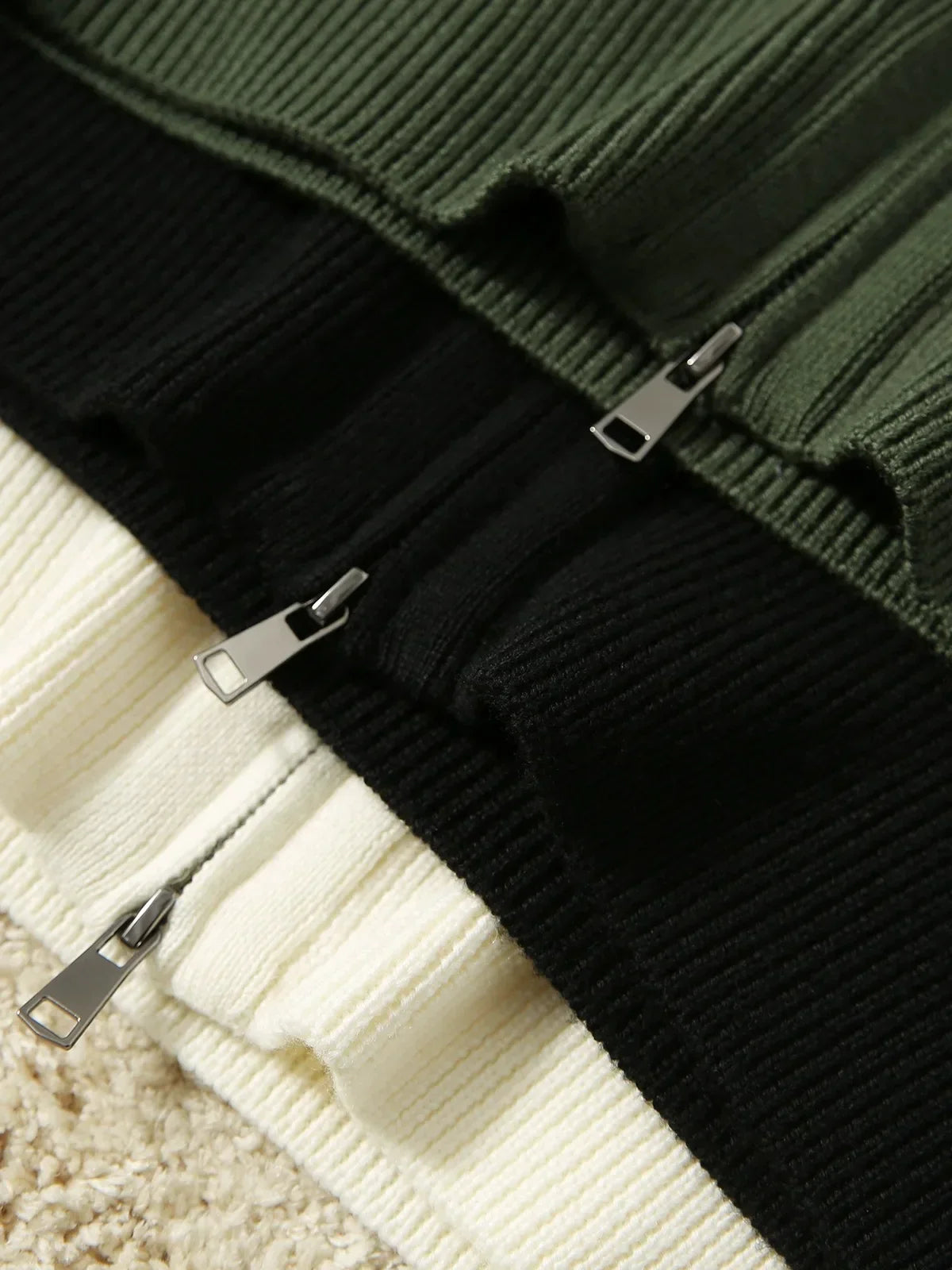 Wool Zip Cardigan