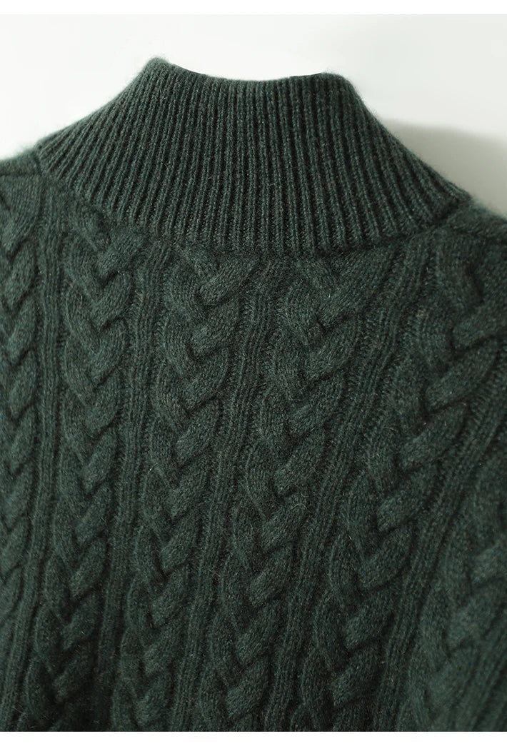 Anna-Berg | Button-Up Cashmere Sweater