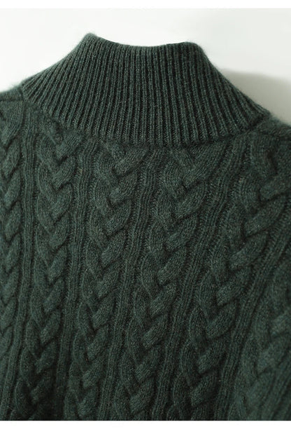 Anna-Berg | Button-Up Cashmere Sweater