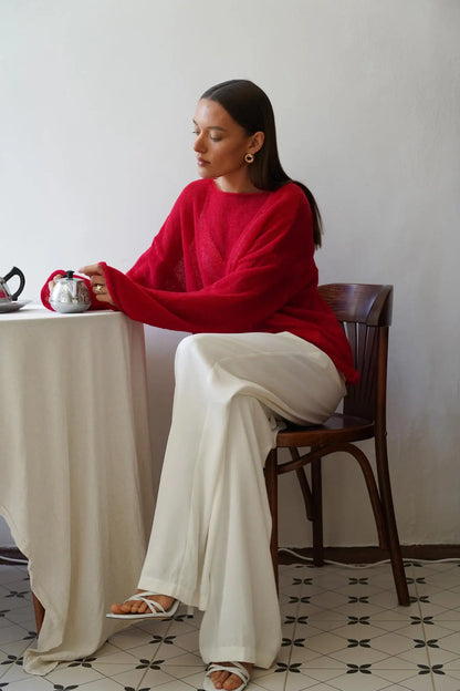 Anna-Berg | Relaxed Crewneck Sweater