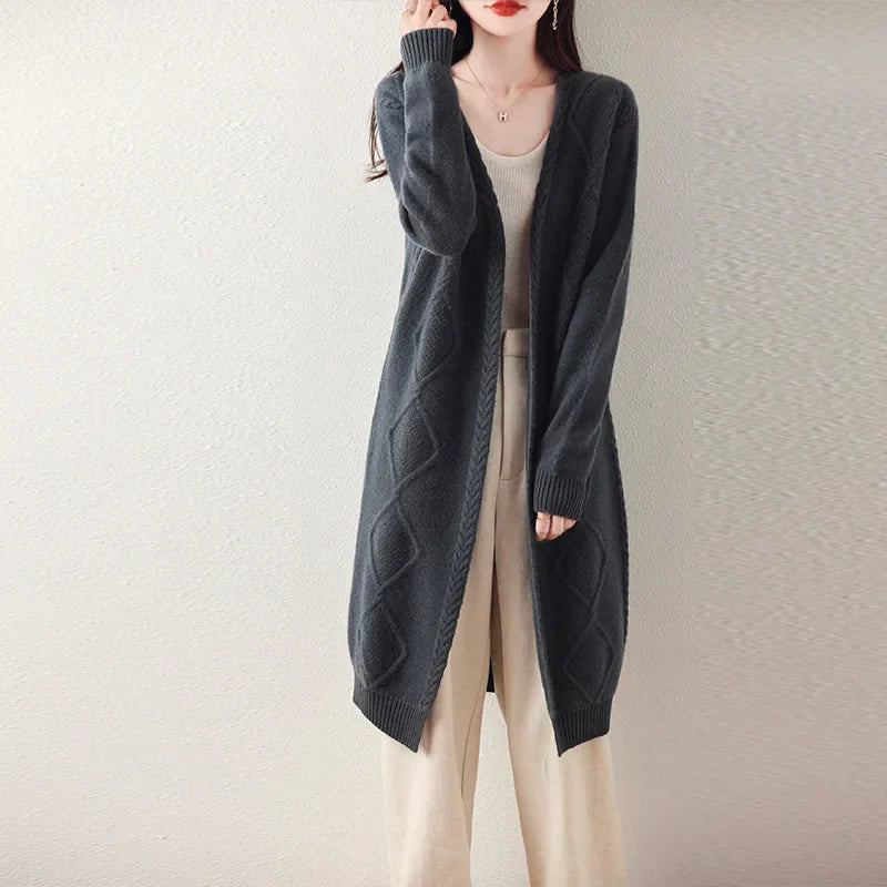 Cardigan, Cable-Knit