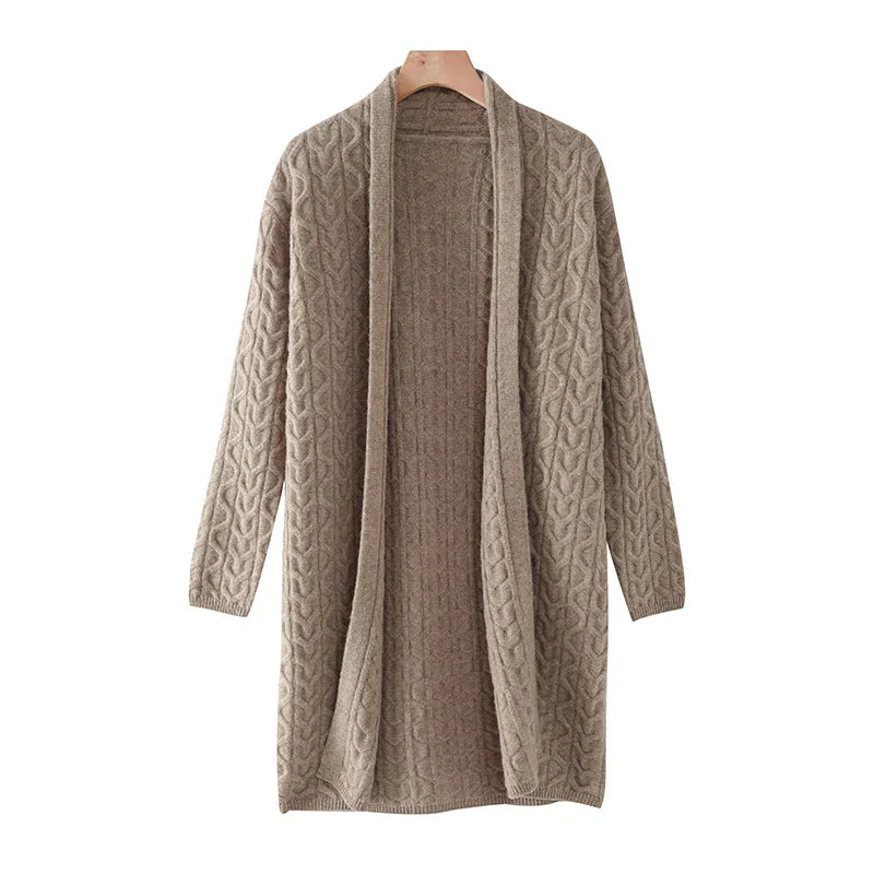 Merino Wool and Cashmere Cardigan