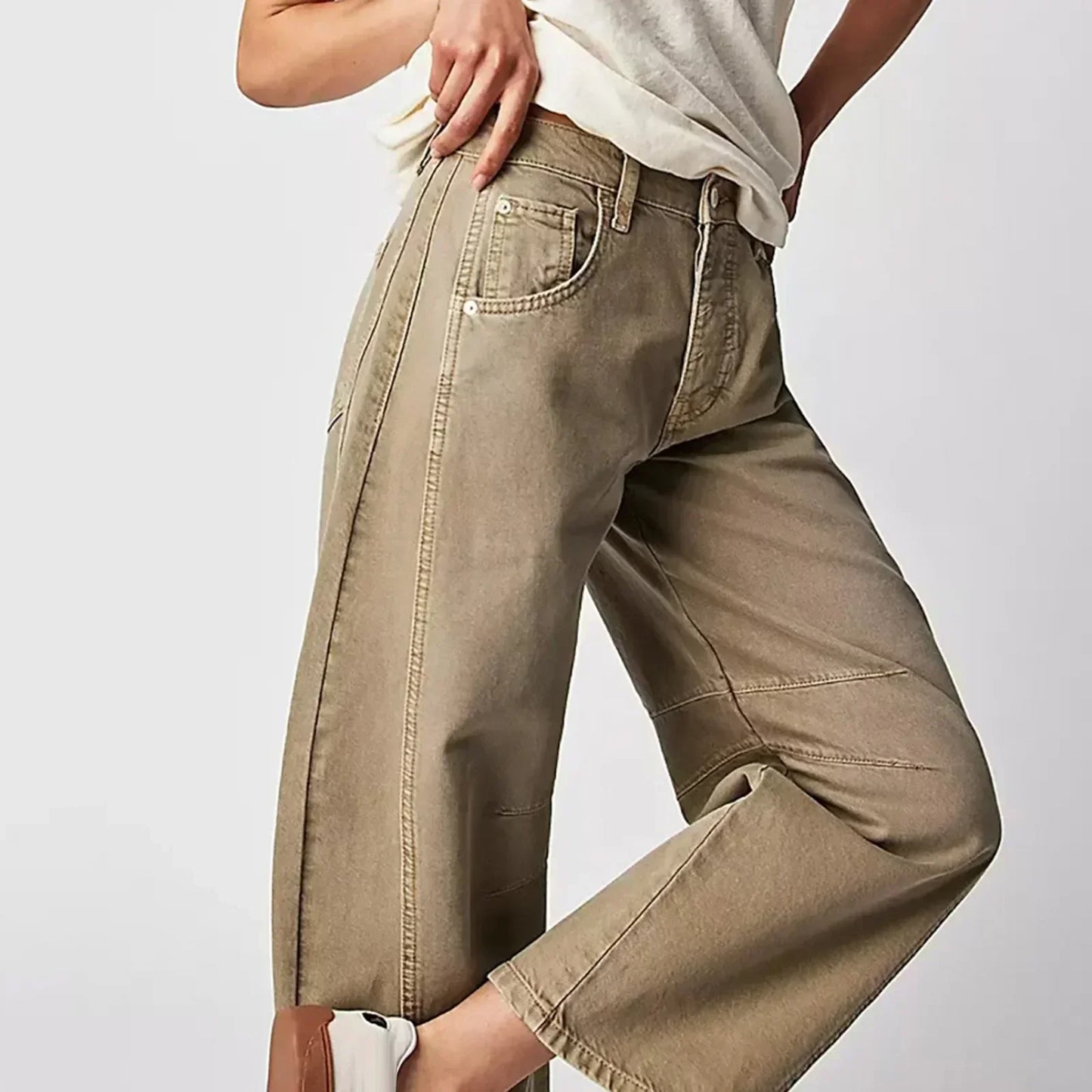 Adley | Women's Casual Wide Leg Pants | Low Rise