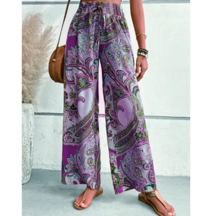 Women's Pants | Boho Style | Wide Leg | Airy Look