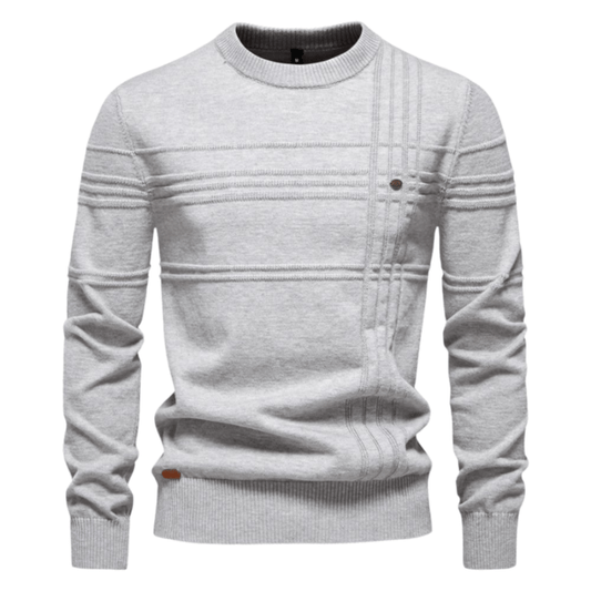 Burkhard | Stylish men's pullover with check design