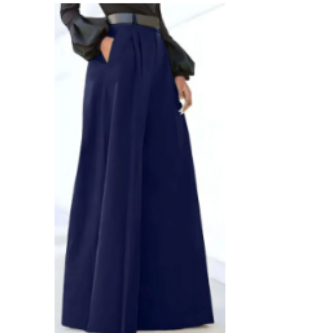 Women's pants | High waist | Wide leg | Flowing look