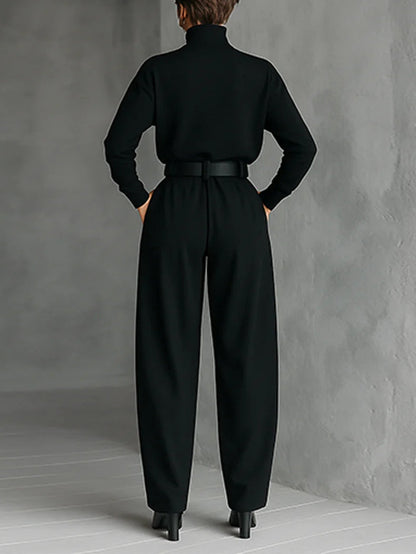 Lisa | High-Neck Jumpsuit Set