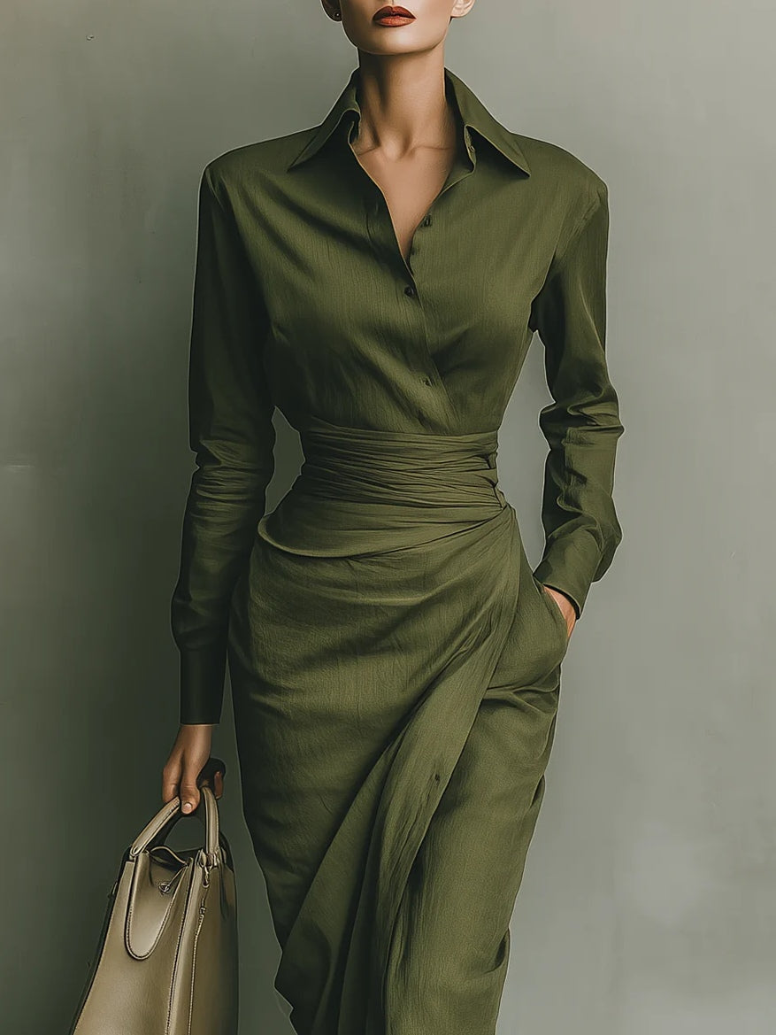 Eva | Cotton Blended Maxi Dress