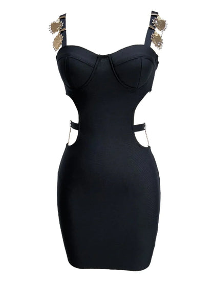 Lillian Heart Mini- Black