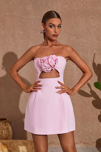 Elanore Floral Mini- Pink