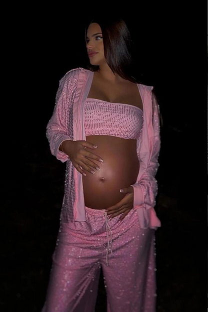Milah Sparkle Set- Pink