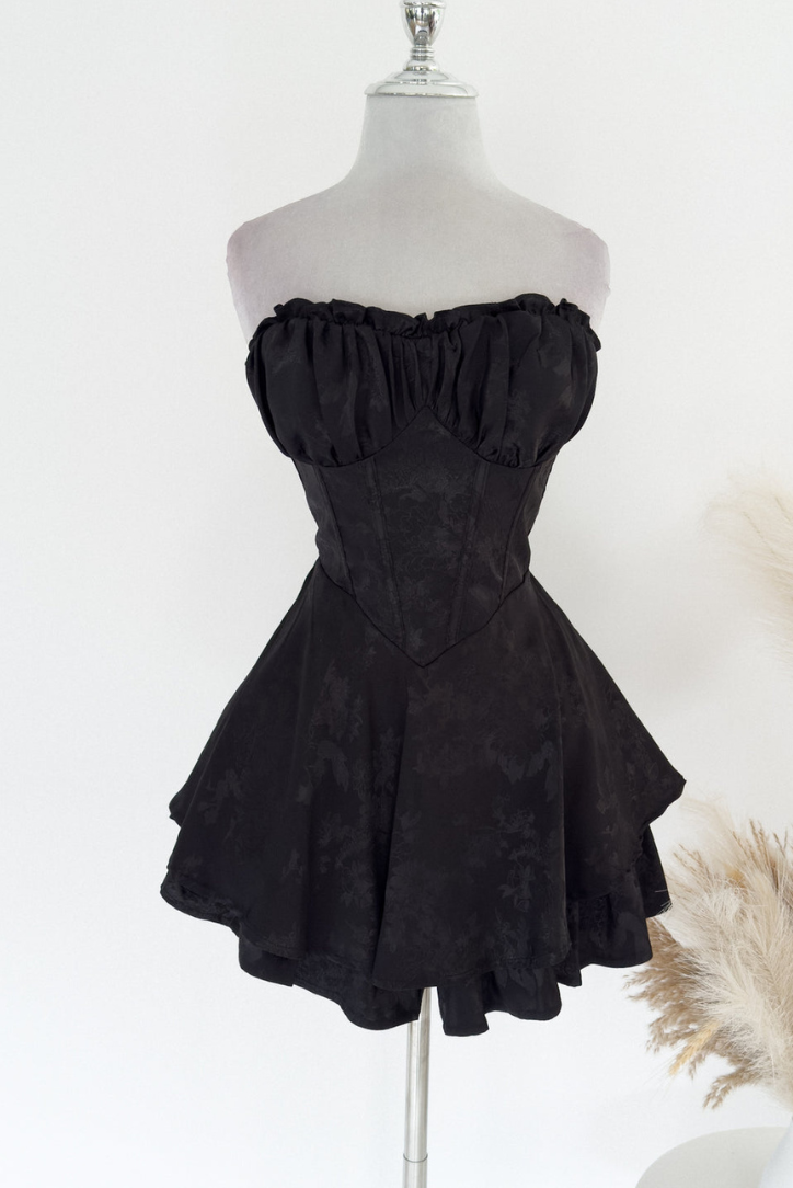 Mariposa Playsuit- Black
