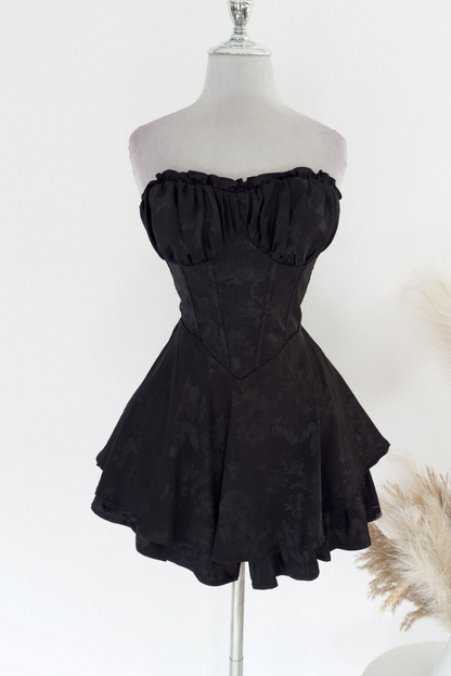 Mariposa Playsuit- Black