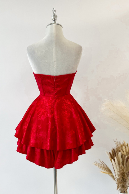Mariposa Playsuit- Red