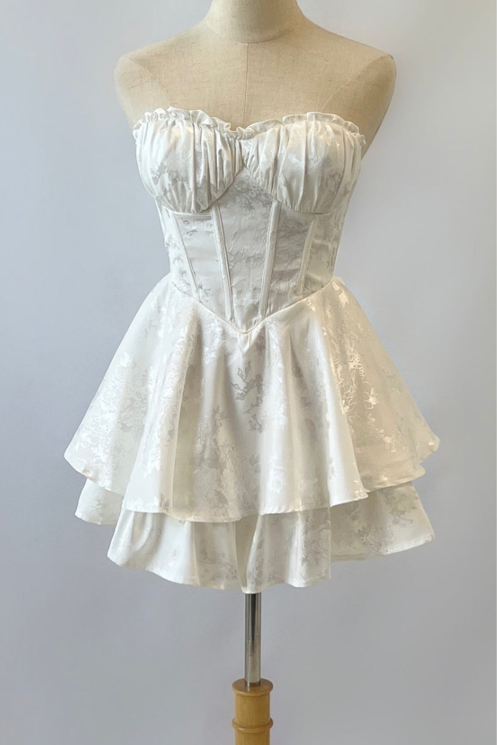 Mariposa Playsuit- White