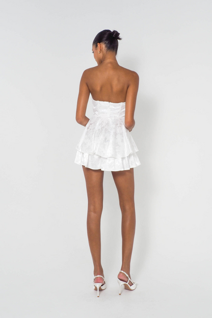 Mariposa Playsuit- White