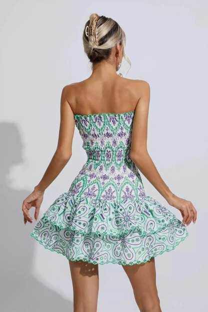 Monaco Mini Dress- Rosemary