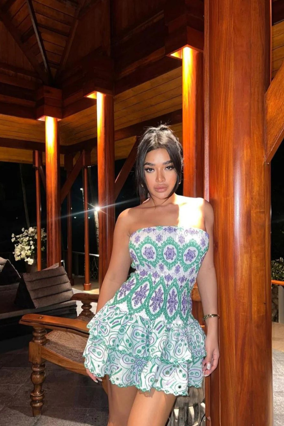 Monaco Mini Dress- Rosemary