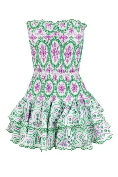 Monaco Mini Dress- Rosemary