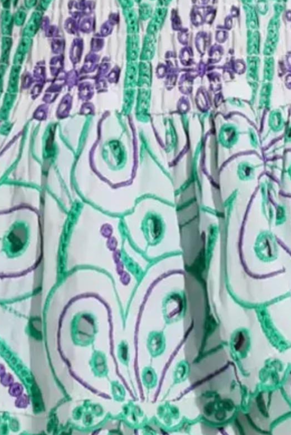 Monaco Mini Dress- Rosemary