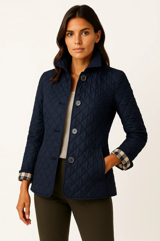 Women's Puffer Jacket Lightweight Quilted for Winter Comfort