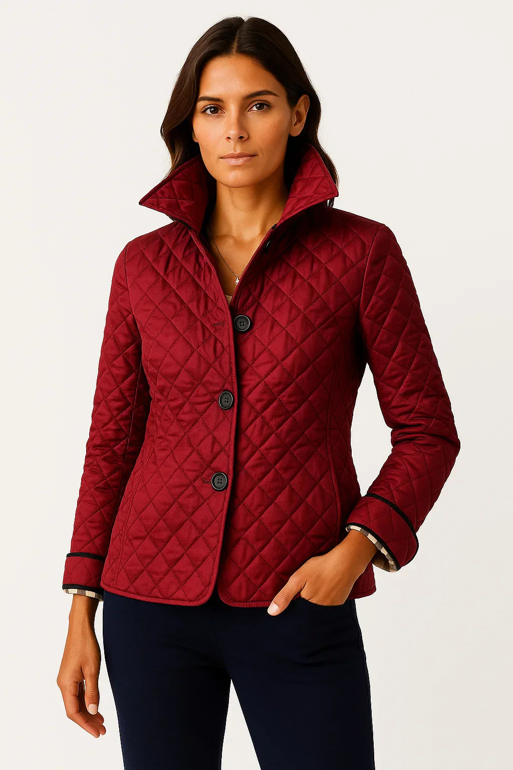 Women's Puffer Jacket Lightweight Quilted for Winter Comfort