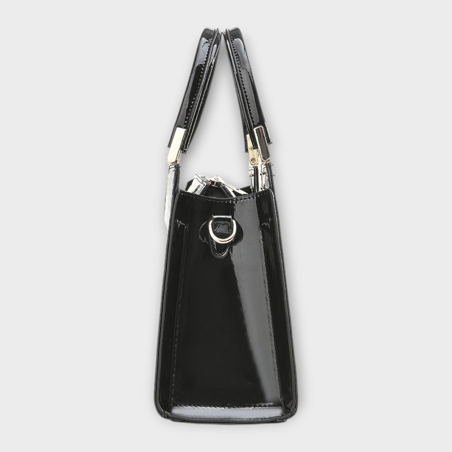 Kate - Glossy Crocodile Pattern Handbag