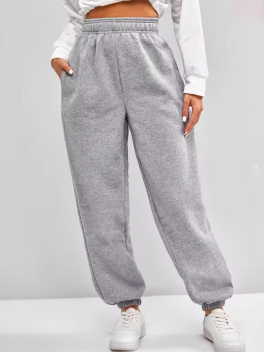 Sporty jogging pants for women | High waist