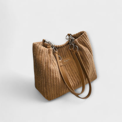 Cady - Soft Cord Shoulder Bag