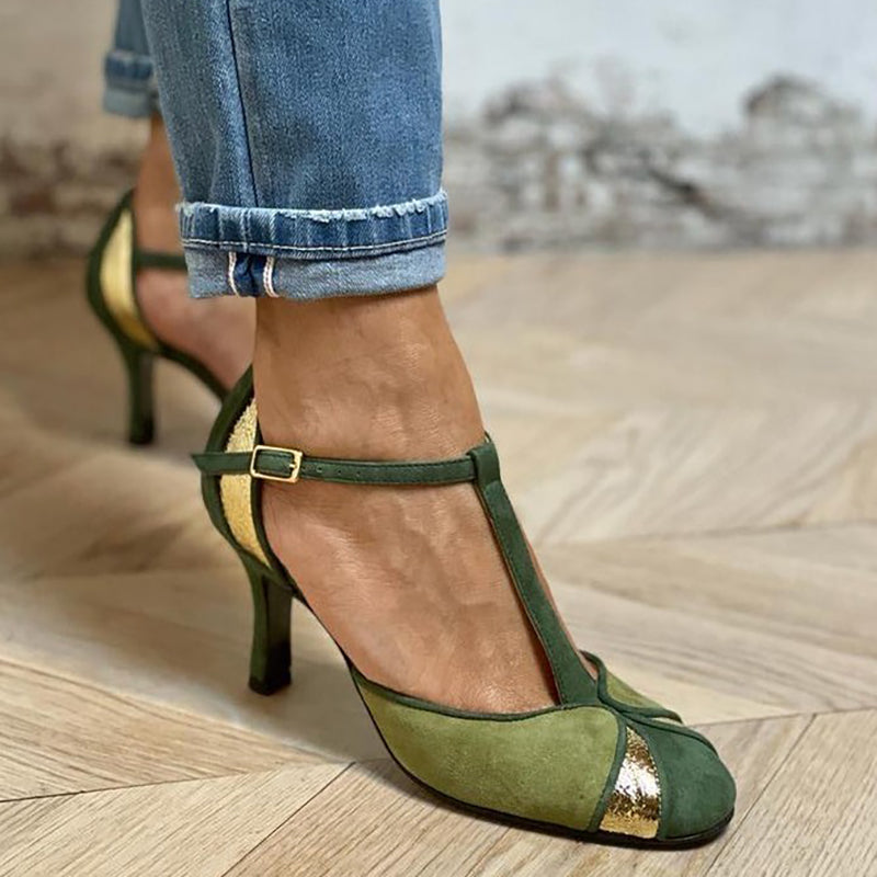 Celestina - Patchwork heels