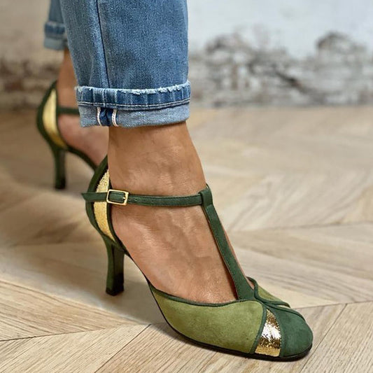 Celestina - Patchwork heels