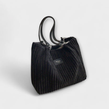 Cady - Soft Cord Shoulder Bag