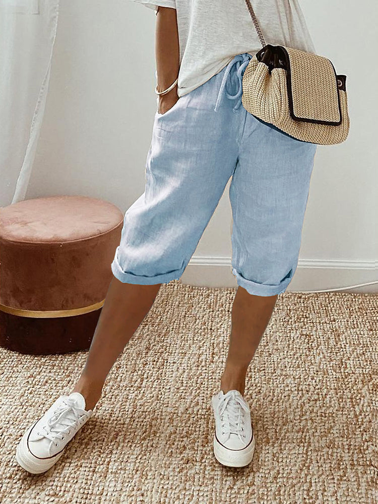 Women's Shorts | Drawstring | Relaxed Fit | Summery Look