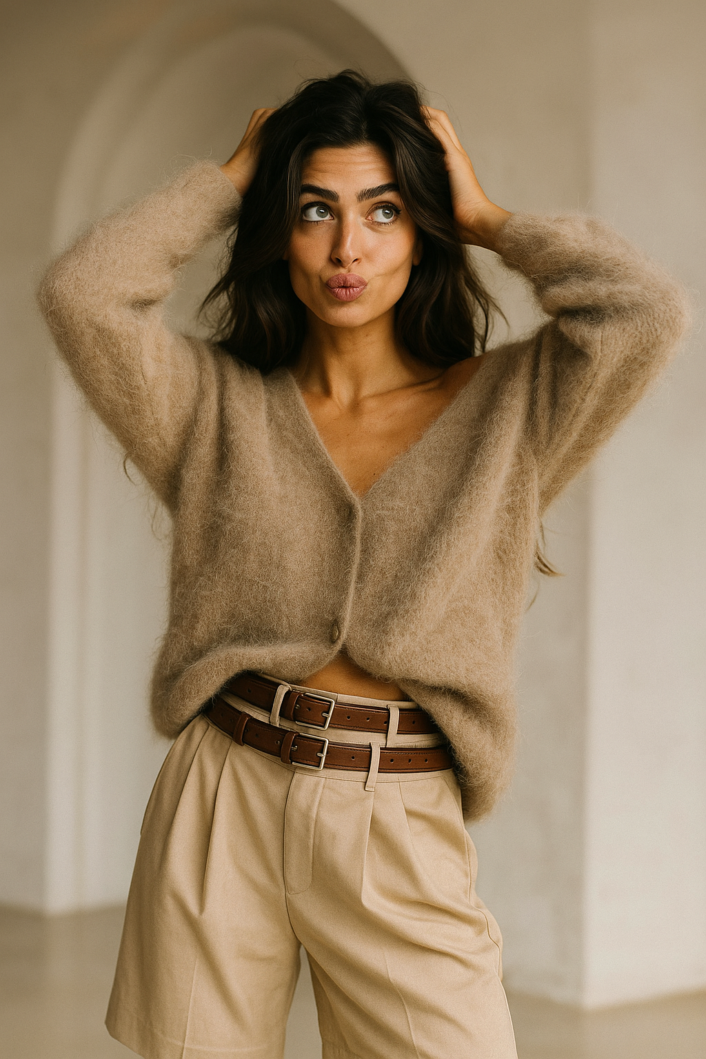 Hässleholm Fur Cardigan
