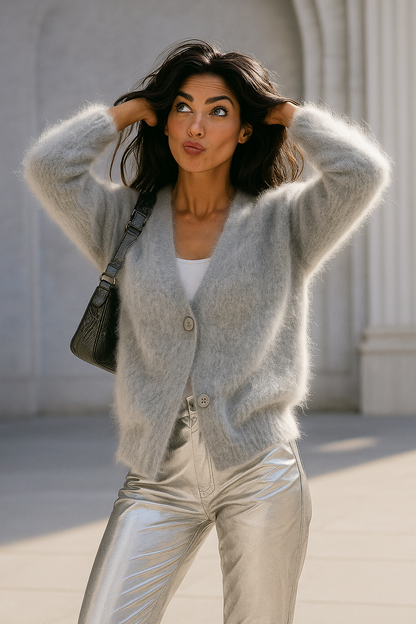 Hässleholm Fur Cardigan